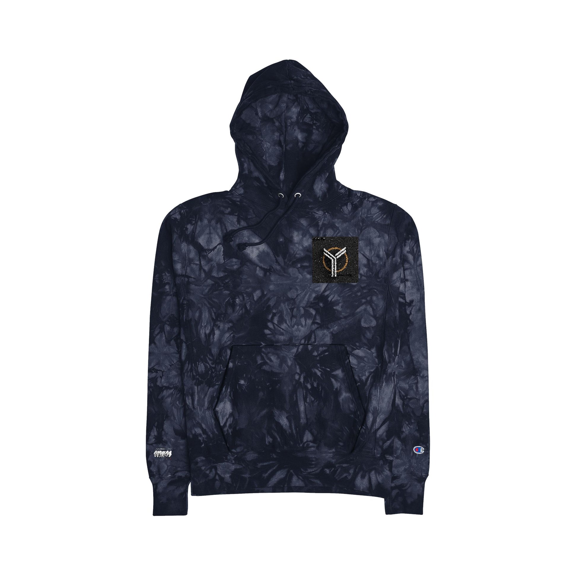 Unisex Champion Tie-Dye Hoodie (Embroidery)